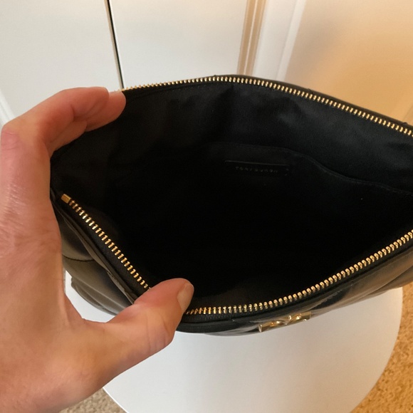 Tory Burch Kira Diamond Quilt Pouch - Picture 5 of 5